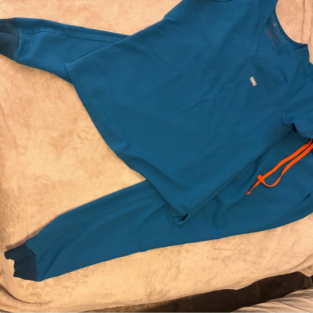 Figs Scrub Set - Alps Blue - Picture 2 of 7